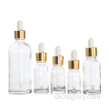 Roségoldglas ätherische Ölflasche für ätherisches Öl oder Parfüm, Glas -Auga -Flasche, 5 ml, 10 ml, 15 ml, 20 ml, 30 ml, 50 ml,